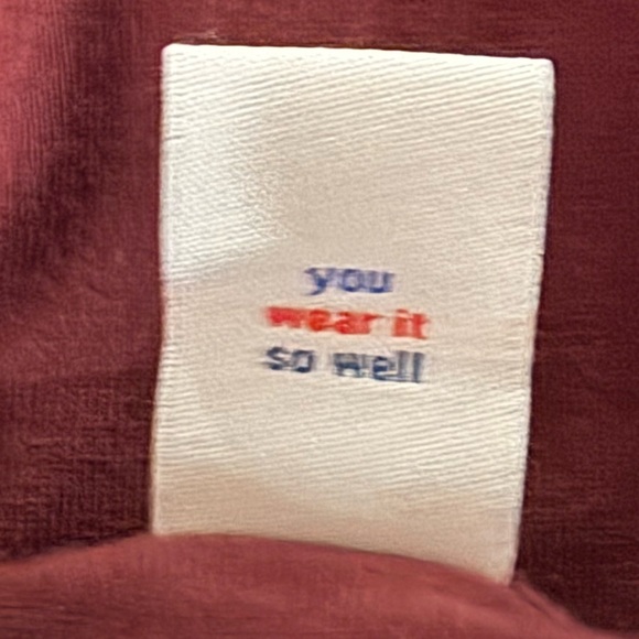 🎀 Womens Old Navy Luxe V-Neck Short Sleeve Burgundy T-Shirt - Picture 4 of 6